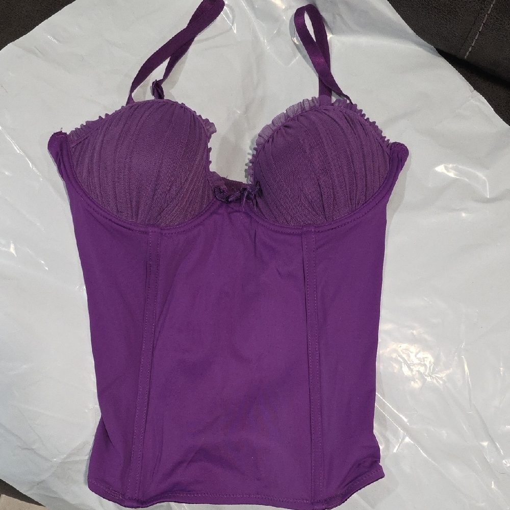NOT FOR SALE - Morbid Threads Vibrant Purple Bustier